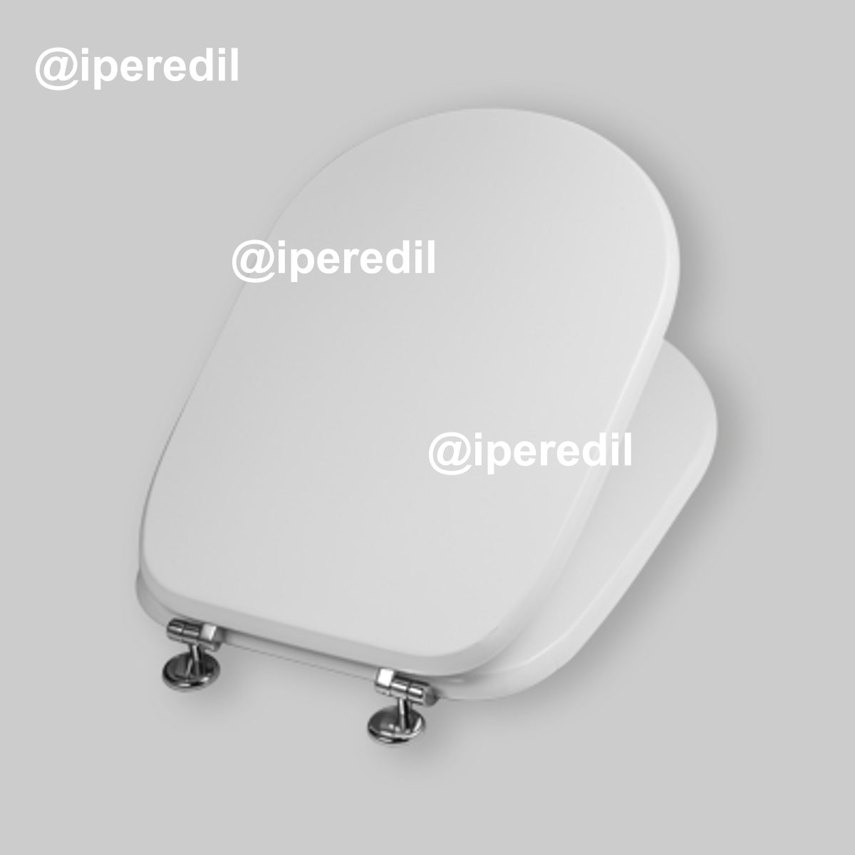 SEDILE SINTESI MDF LACCATO Bianco - Chiusura Normale