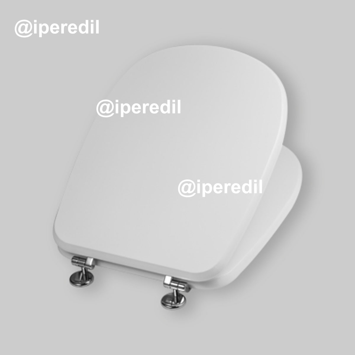 SEDILE TESI MDF LACCATO Bianco - Chiusura Normale