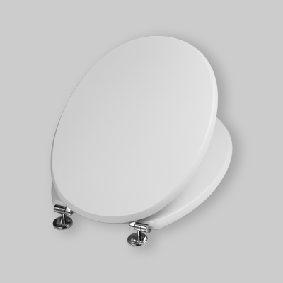 Sedile ELLISSE laccato bianco MDF