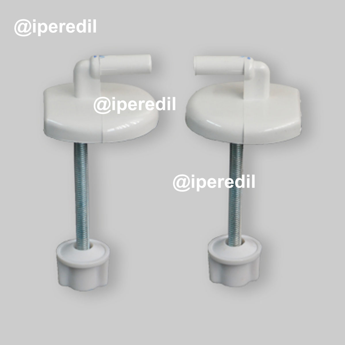 COPPIA DI CERNIERE DI RICAMBIO PER SEDILI TERMOINDURENTE In Nylon