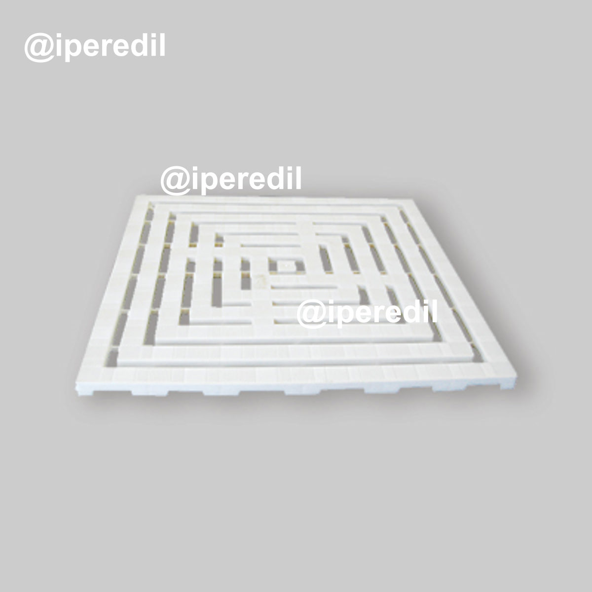 PEDANA DOCCIA IN PVC BIANCA 60x60 cm