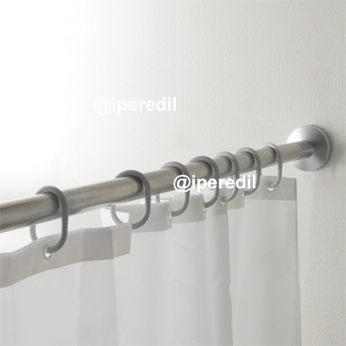 ANELLI PER TENDA DOCCIA Bianchi