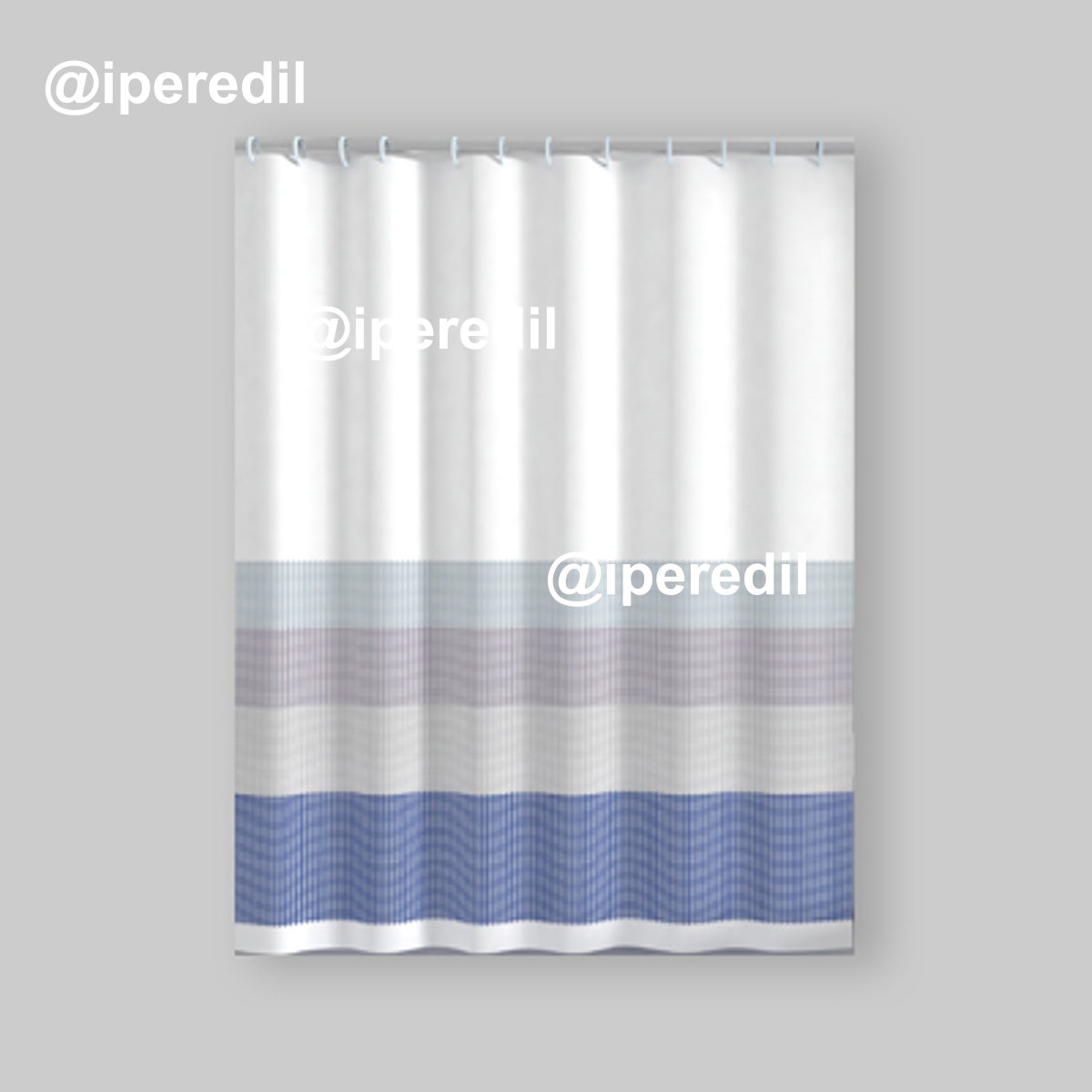 TENDA DOCCIA JEANS 180x200 cm