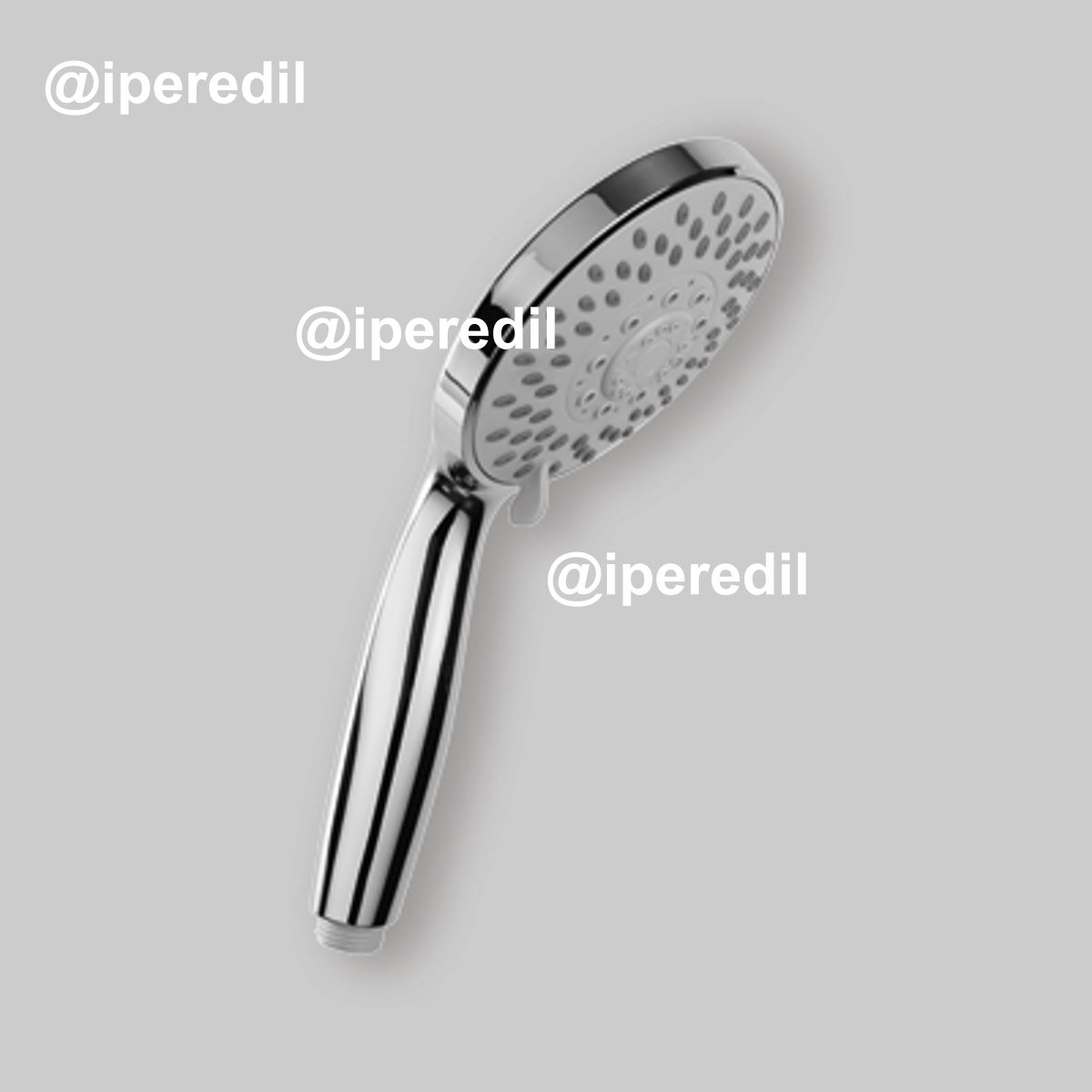 DOCCETTA 5 GETTI "CASERTA" CROMO Ø120 - H.260 mm