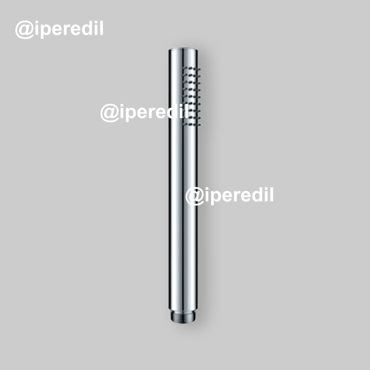 DOCCETTA MONOGETTO TONDA "PLANET" IN OTTONE CROMO 1/2" - Ø 22,5 mm