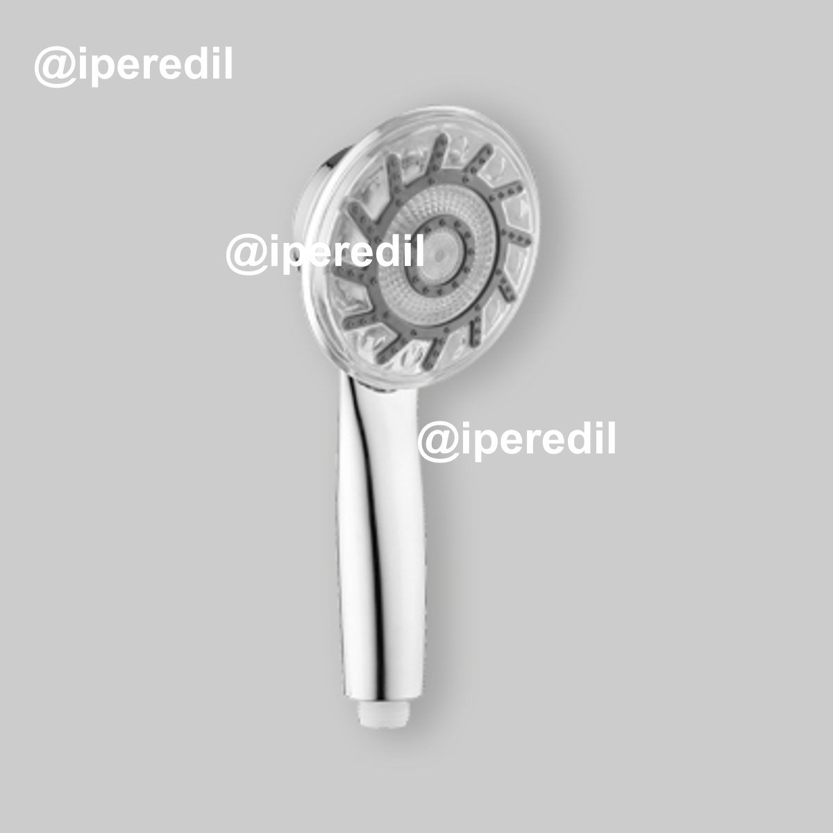 DOCCETTA MONOGETTO A LED CROMO Ø105 - H.262 mm