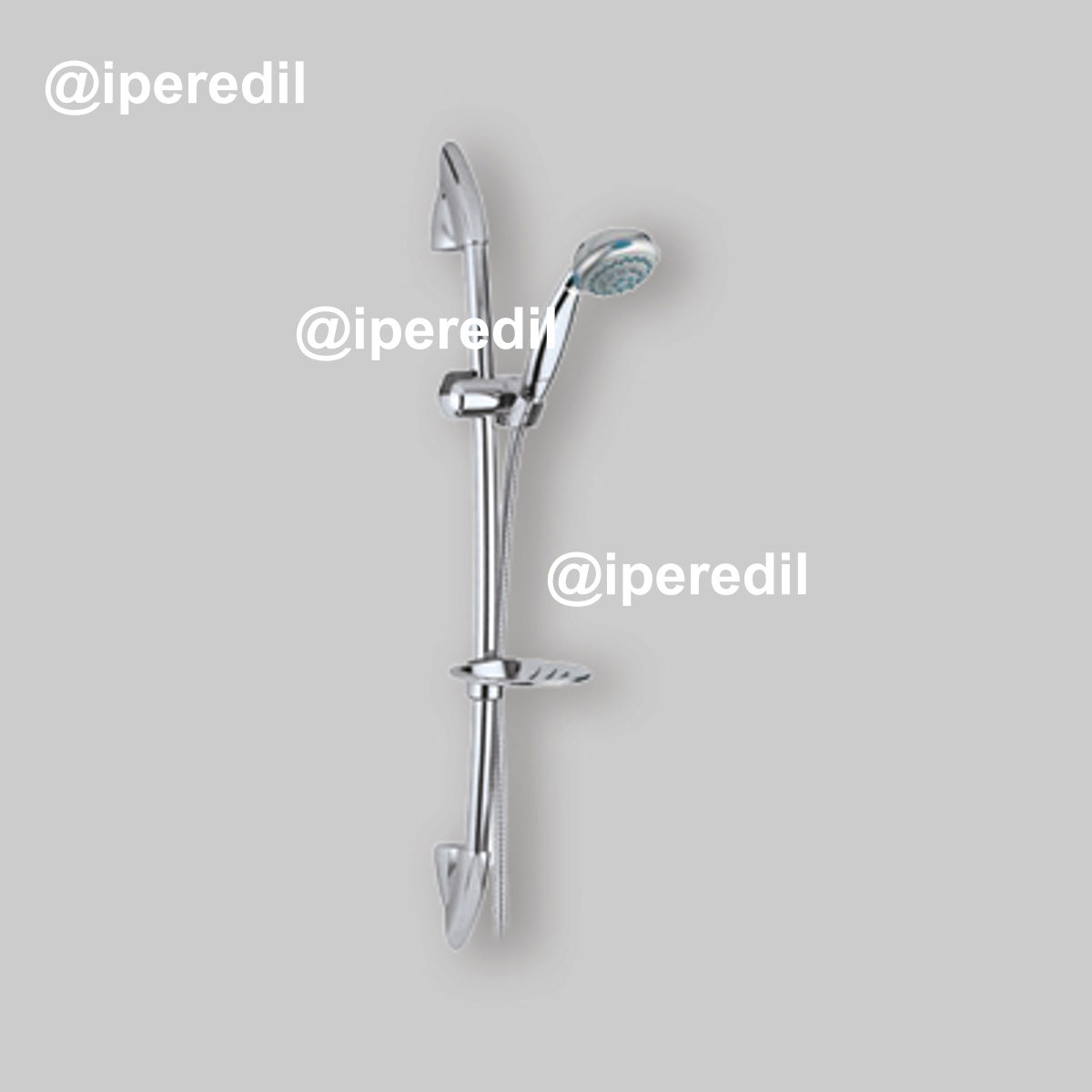 SET SALISCENDI DOCCIA 3 GETTI "GENOVA" Cromo