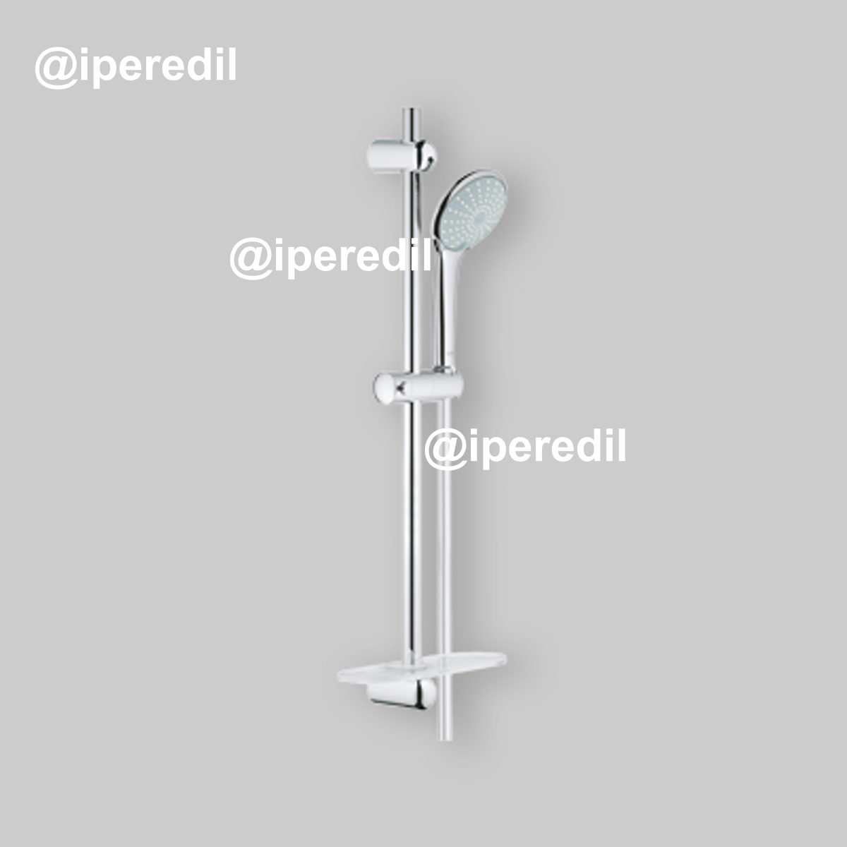 SET SALISCENDI DOCCIA 2 GETTI "EUPHORIA DUO 110" Cromo