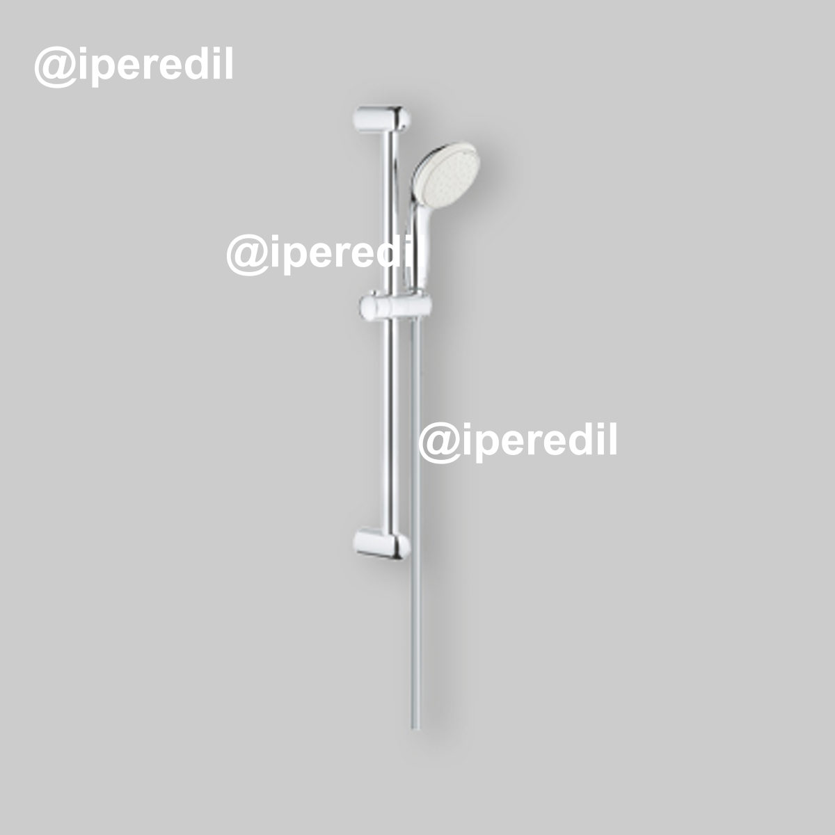 SET SALISCENDI DOCCIA 2 GETTI "TEMPESTA 100" Cromo