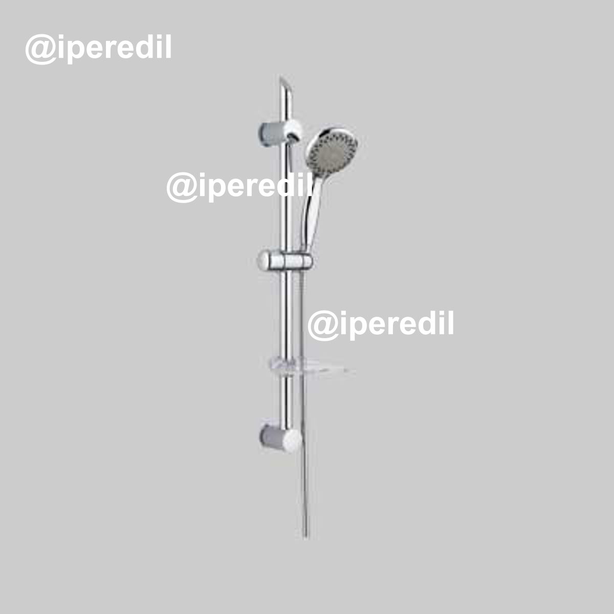 SET SALISCENDI DOCCIA 3 GETTI REGOLABILE Cromo