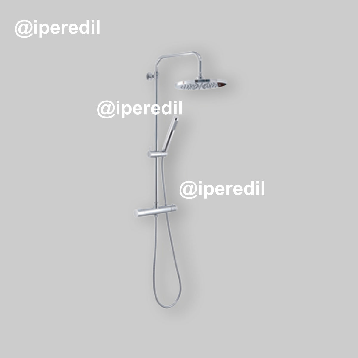 SET COLONNA DOCCIA TERMOSTARICA "STAR MIX 00" TONDA Cromo