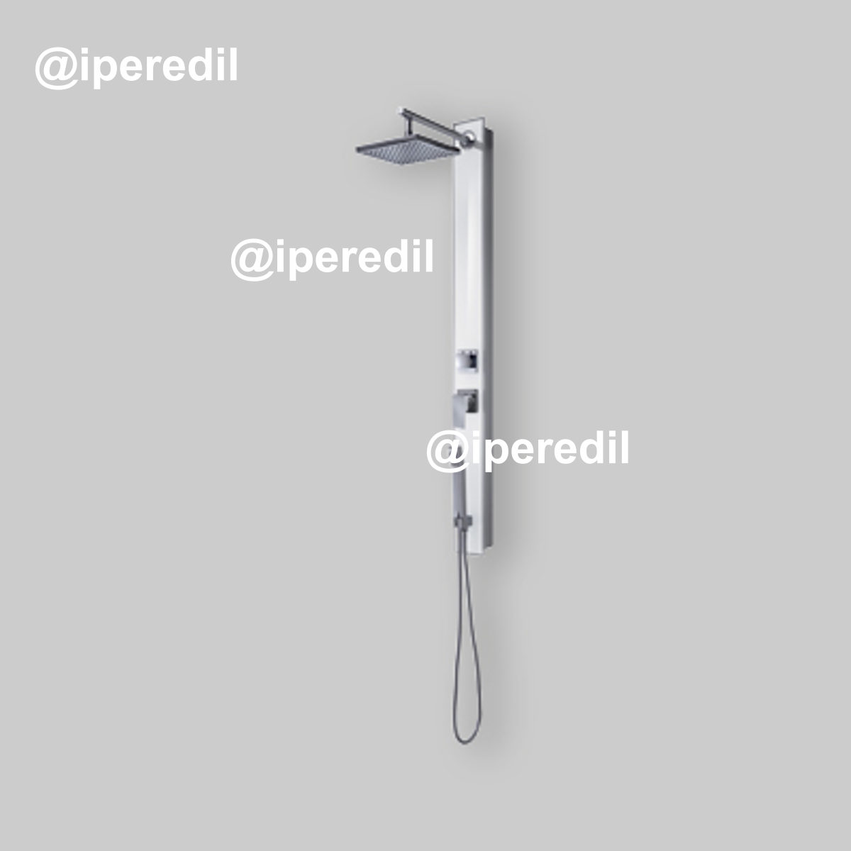 PANNELLO DOCCIA MULTIFUNZIONE "STYLE 01" Bianco