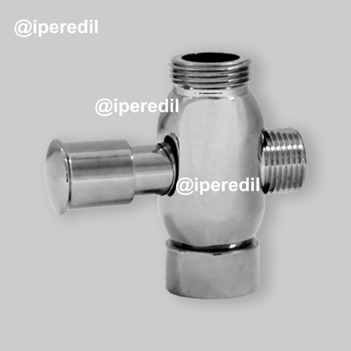 DEVIATORE PER COLONNA DOCCIA CROMO "DV 335" 3/4"M x 1/2"M x 3/4"F