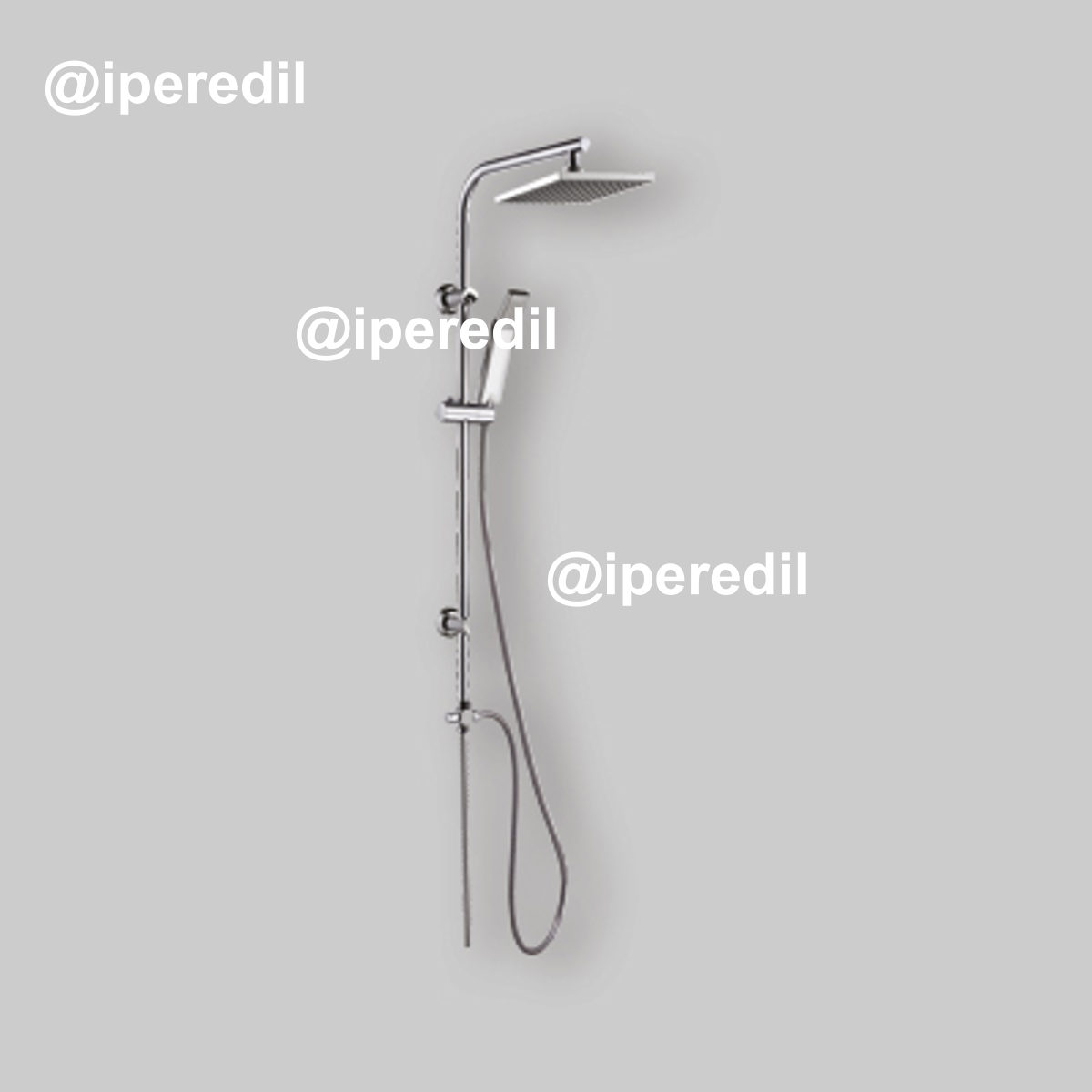 SET COLONNA DOCCIA MONOGETTO "EASY 03" Cromo