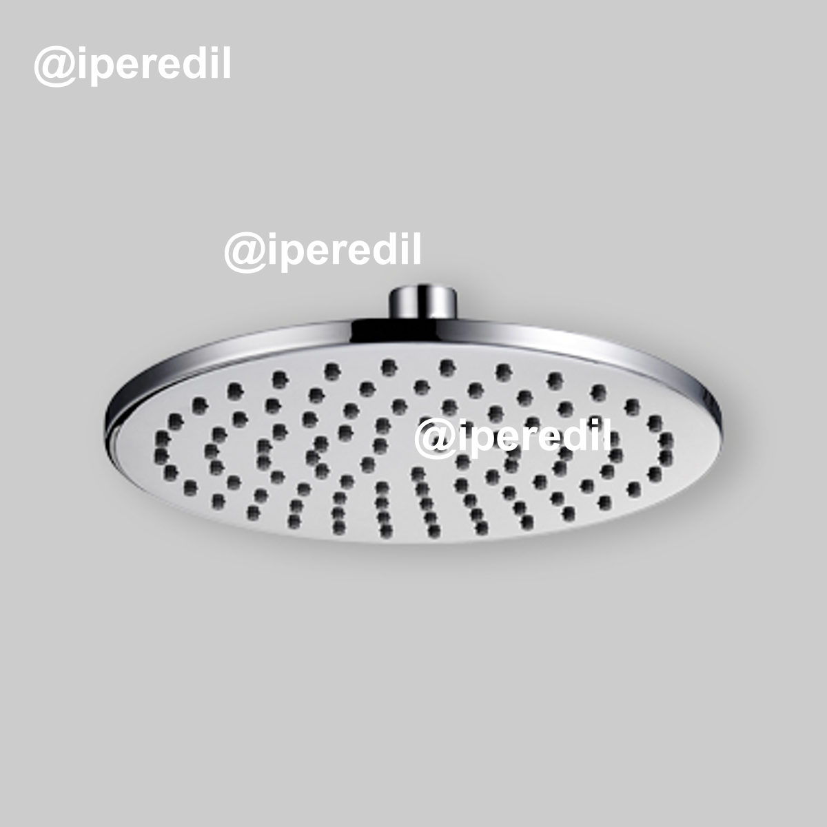 SOFFIONE DOCCIA MONOGETTO "VENERE" IN OTTONE TONDO Ø200 mm - Cromo