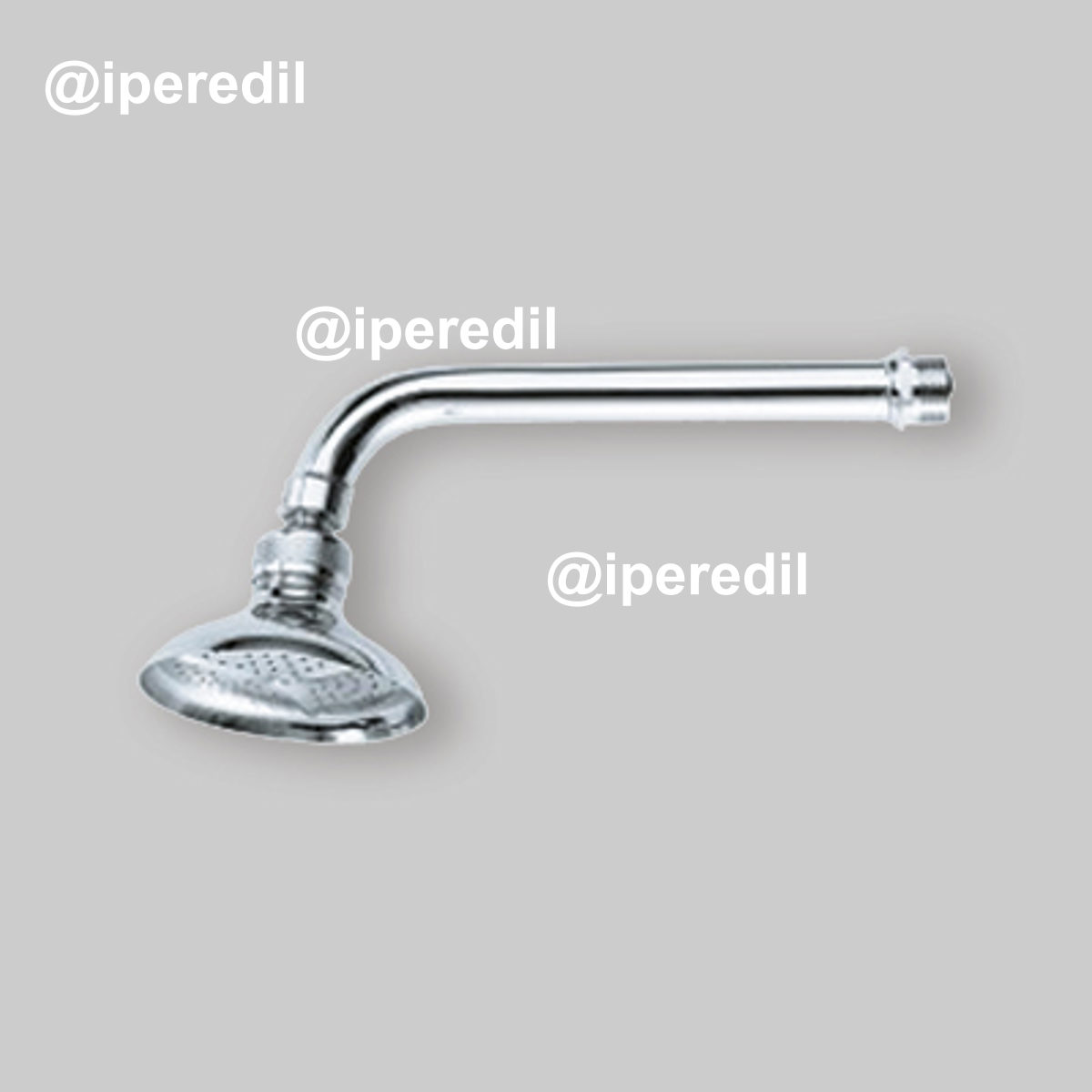 BRACCIO DOCCIA CON SOFFIONE "CALIFORNIA" 30 cm - Cromo