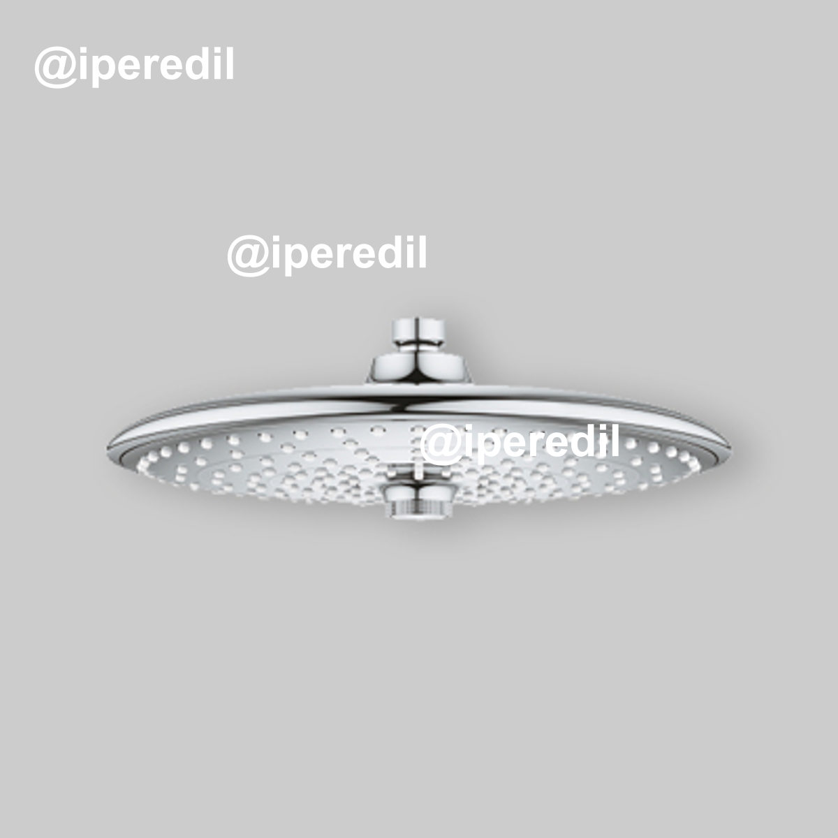 SOFFIONE DOCCIA 3 GETTI "EUPHORIA 260" Ø260 mm - Cromo