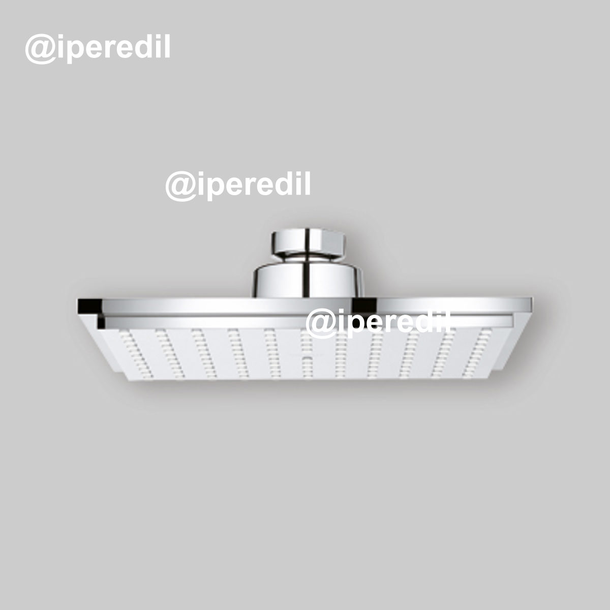 SOFFIONE DOCCIA MONOGETTO "EUPHORIA CUBE 150" 152x152 mm