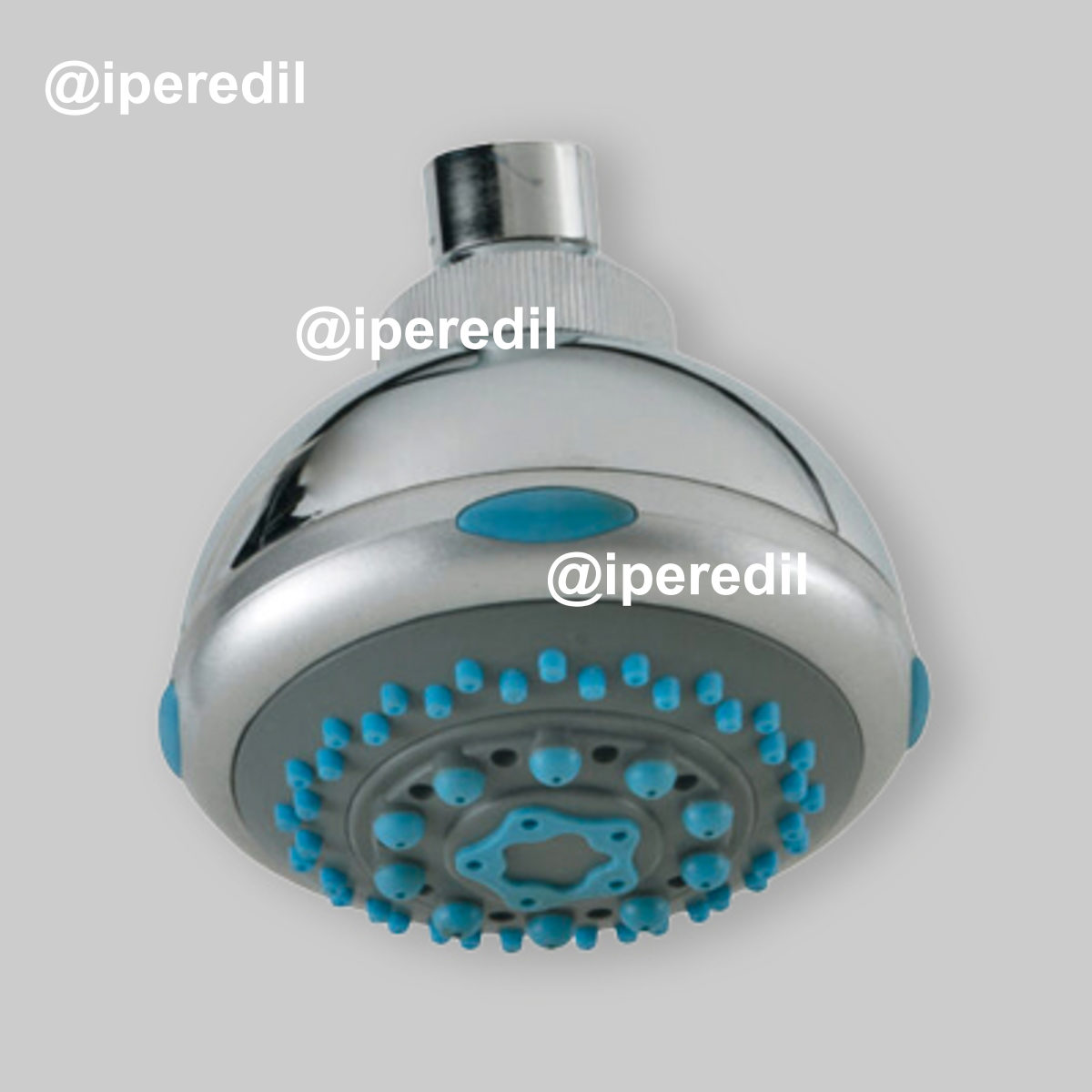 SOFFIONE DOCCIA TONDO 3 GETTI "DOLLY" Ø93 mm - Cromo