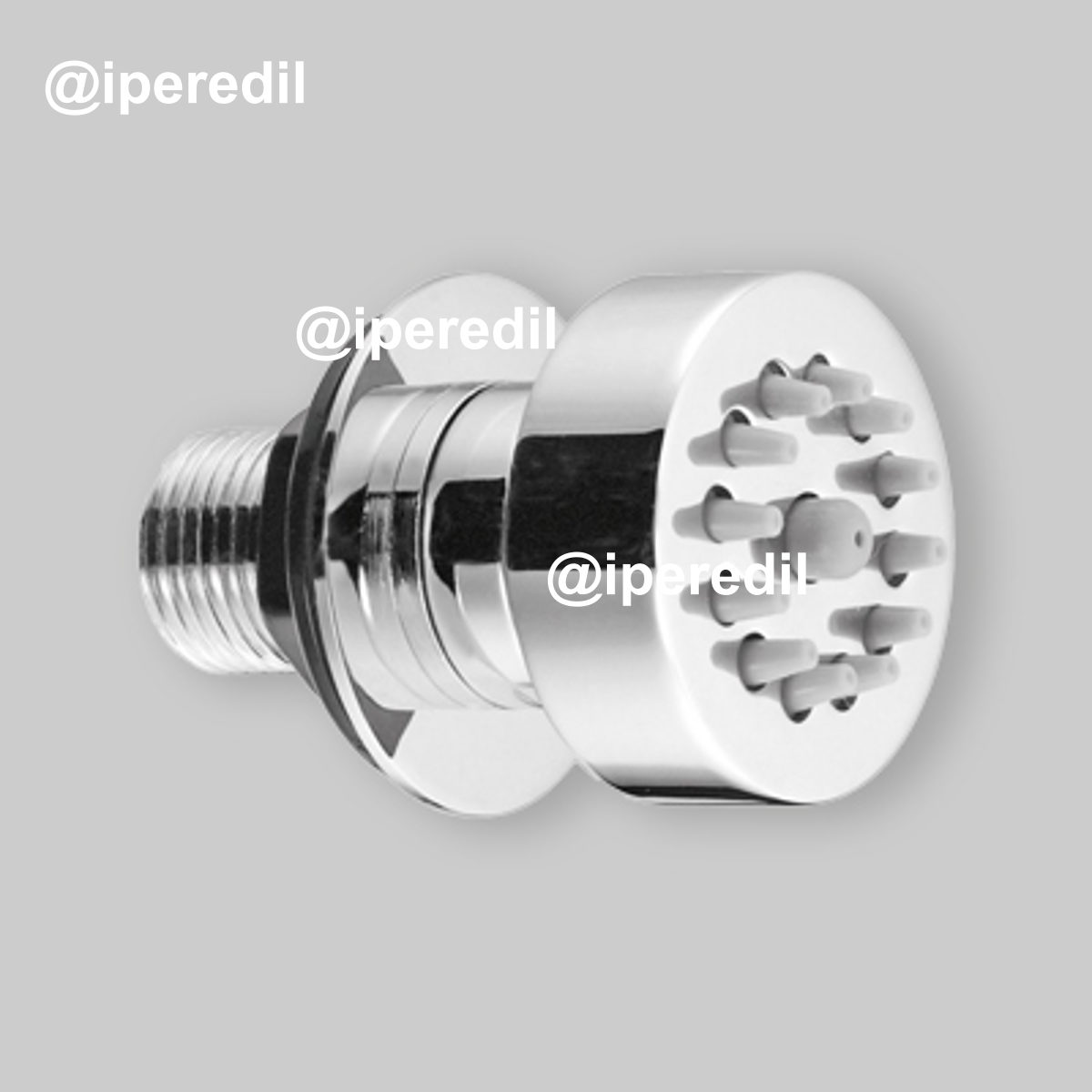 IDROGETTO SNODATO TONDO Ottone Cromo