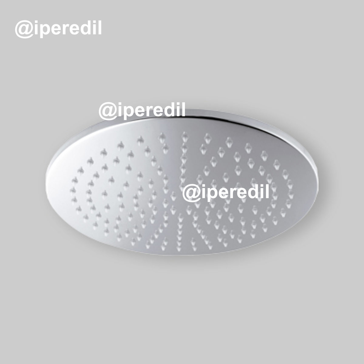 SOFFIONE DOCCIA "XENON" CROMOTERAPIA Ø300 mm - Cromo