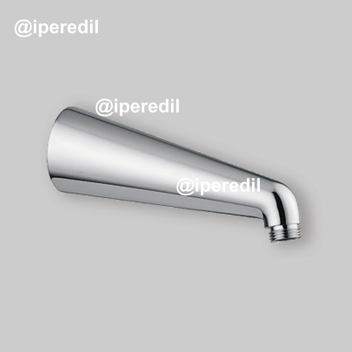 BRACCIO DOCCIA "JOLLY" IN OTTONE Ø24 x 180 mm