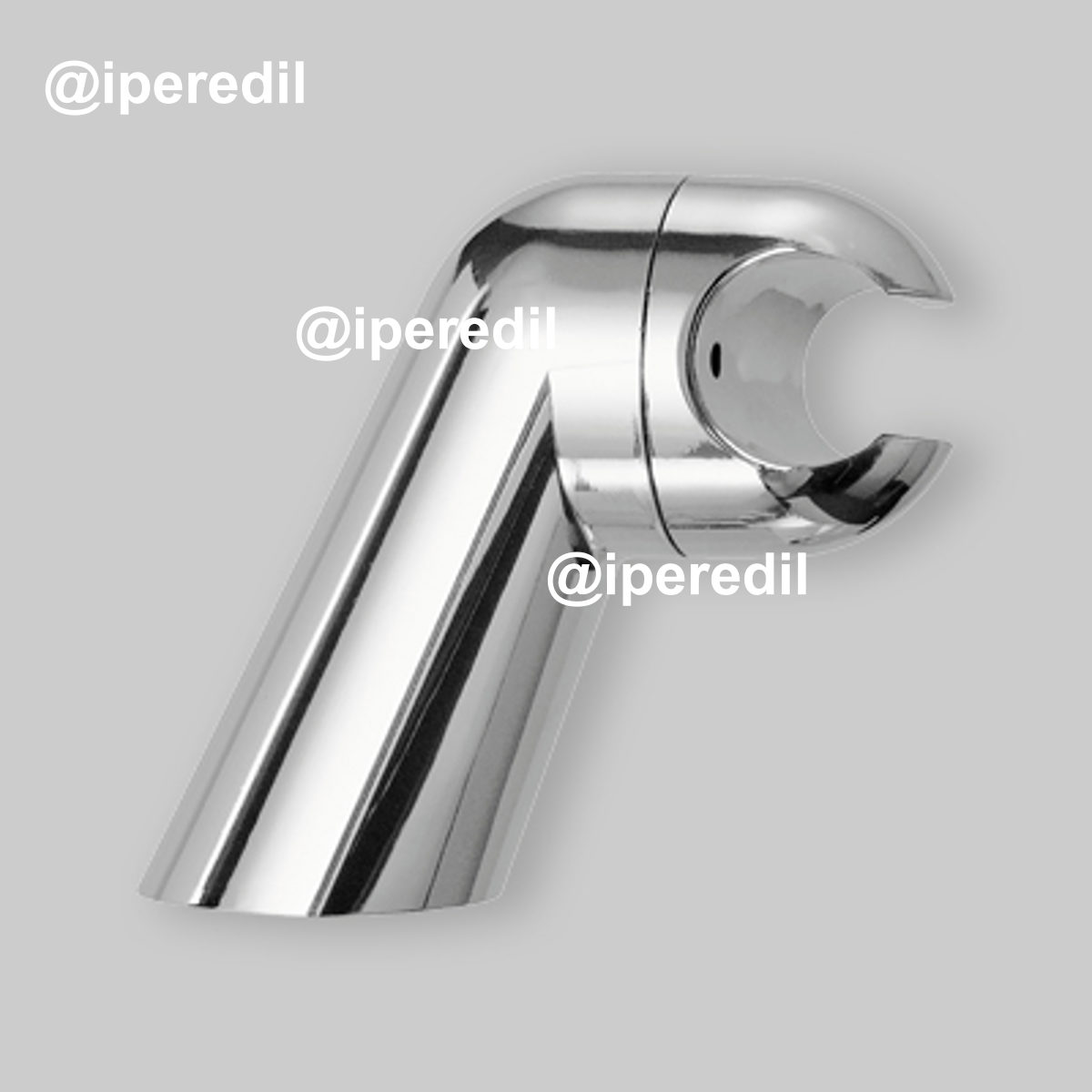 SUPPORTO DOCCIA A SNODO CONICO "CRAZY" ABS Cromato