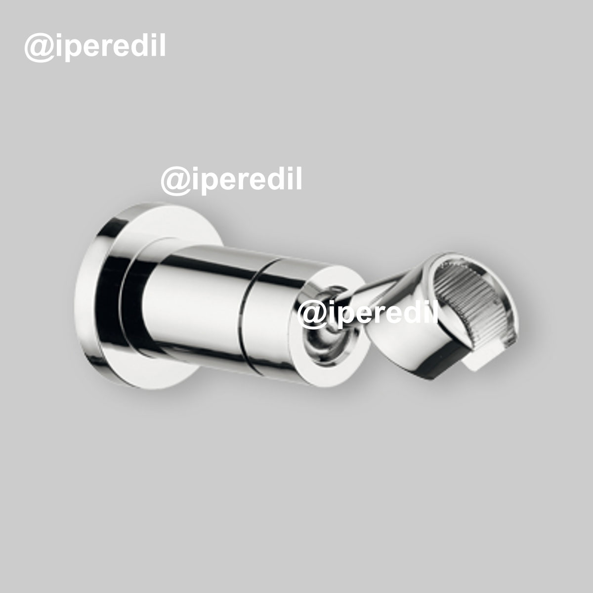 SUPPORTO DOCCIA A SNODO CONICO "WEB" ABS Cromato