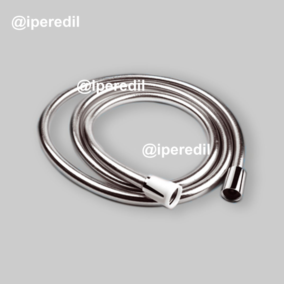 FLESSIBILE DOCCIA CONICO ANTITORSIONE SILVER IN PVC