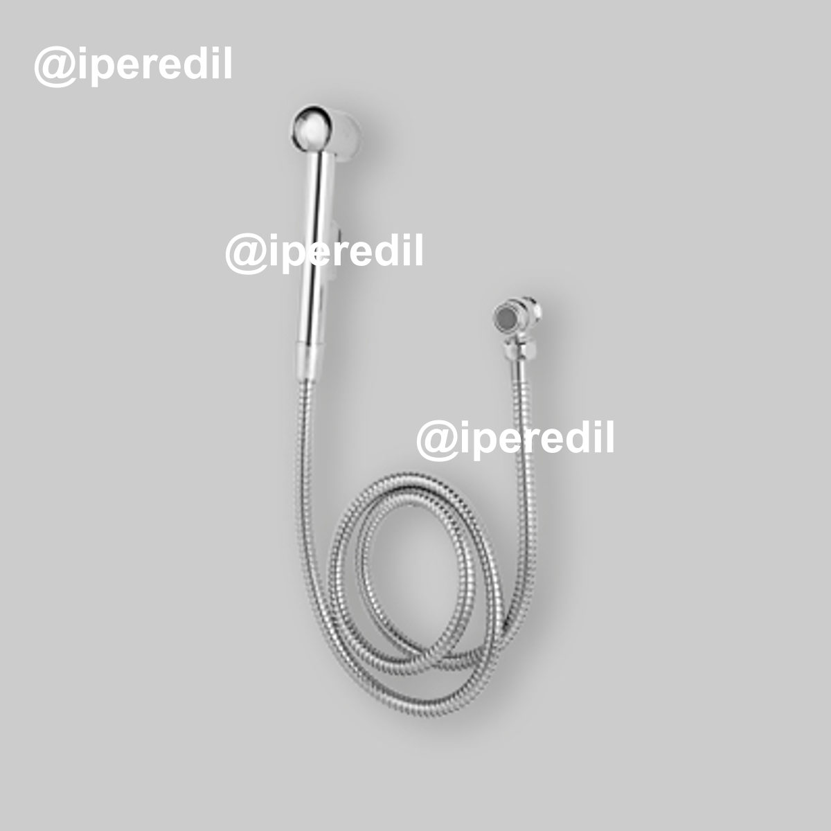 KIT DOCCETTA E FLESSIBILE PER LAVABO 150 cm - Cromo