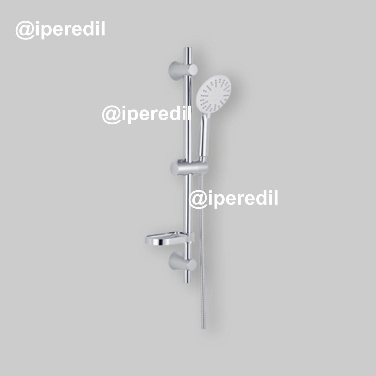 SET SALISCENDI DOCCIA 3 GETTI "MORGANA" Cromo