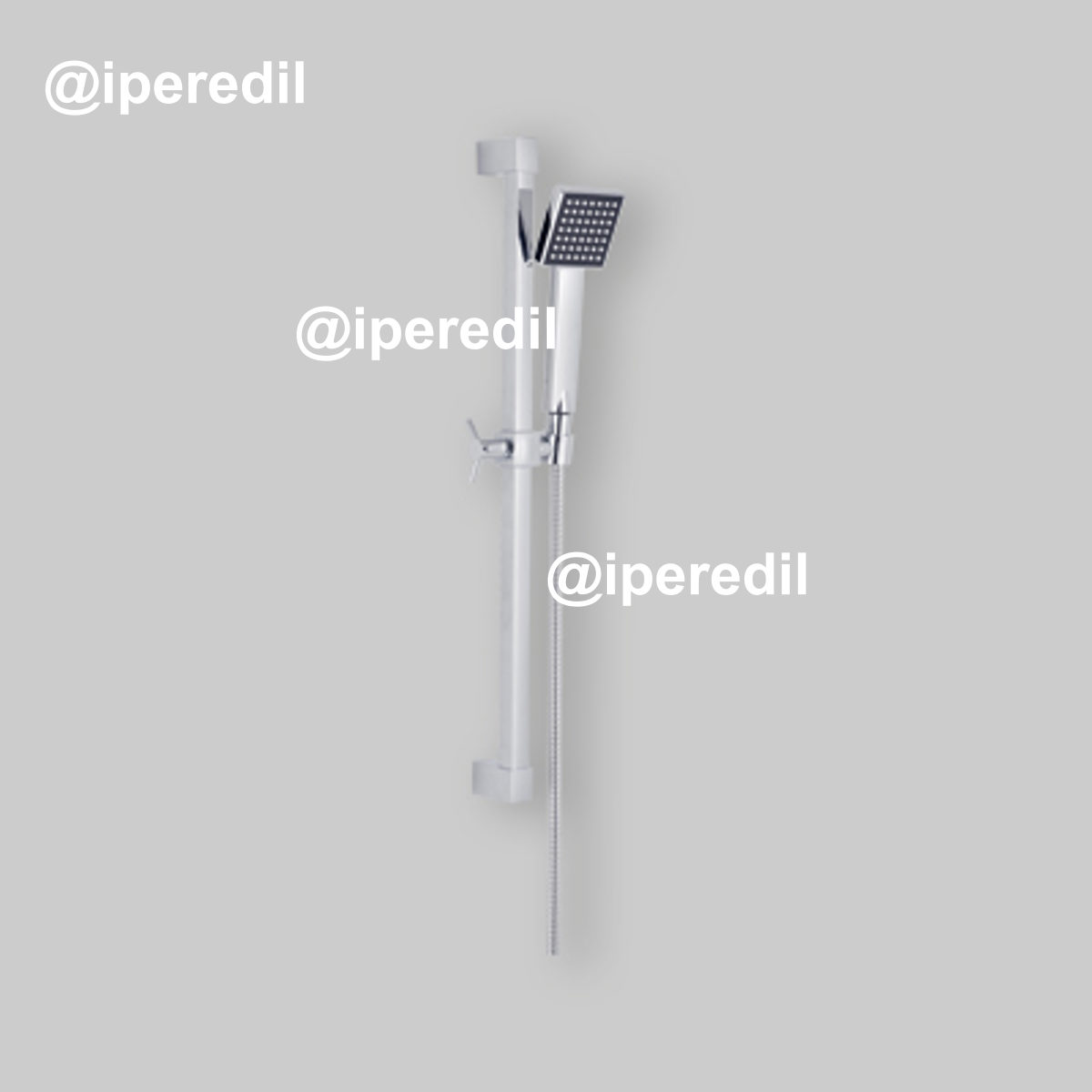 SET SALISCENDI DOCCIA MONOGETTO "SQUARE" Cromo