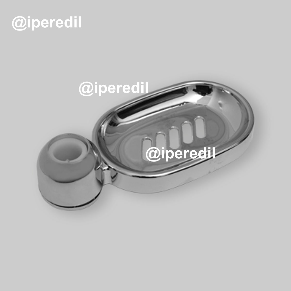 PORTASAPONE PER ASTA DOCCIA "PANAMA" Ø19 mm - Cromo