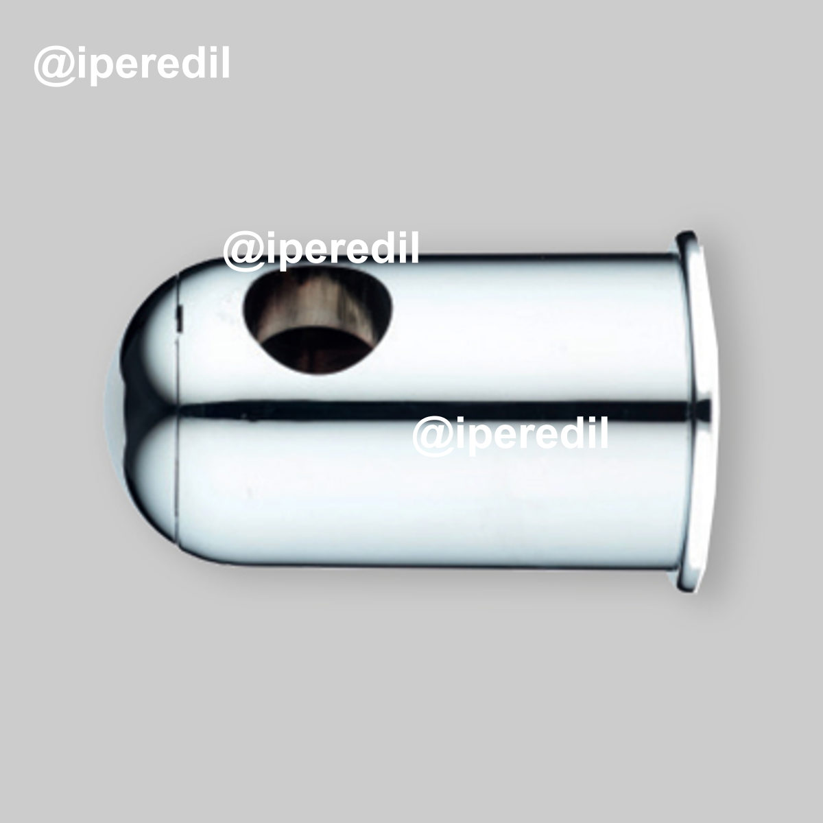 COPPIA DI SUPPORTI PER COLONNA DOCCIA "SMART" TONDA Ø22 mm - Cromo