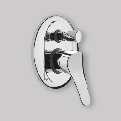 MISCELATORE INCASSO DOCCIA CON DEVIATORE 2 VIE GARDA -