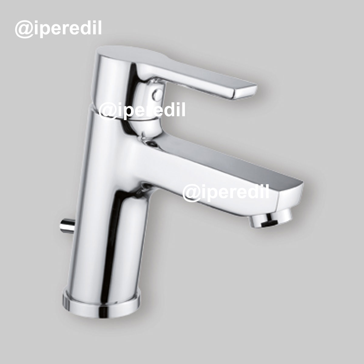 MISCELATORE LAVABO STILE Cromo + Piletta 1"1/4