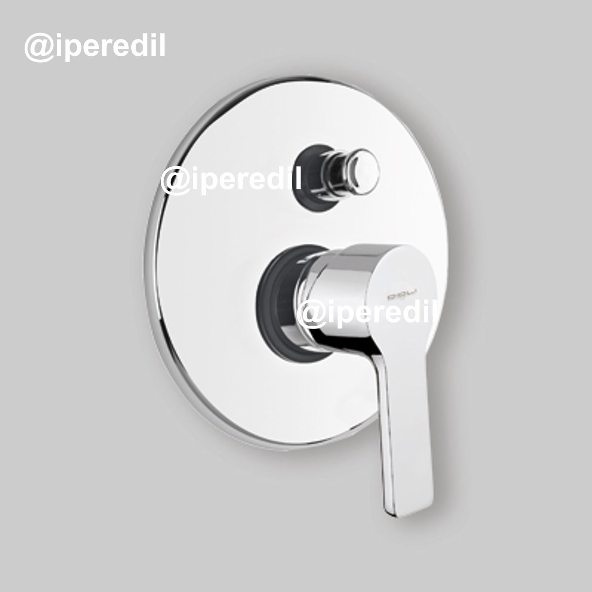 MISCELATORE DOCCIA INCASSO CON DEVIATORE STILE cromo