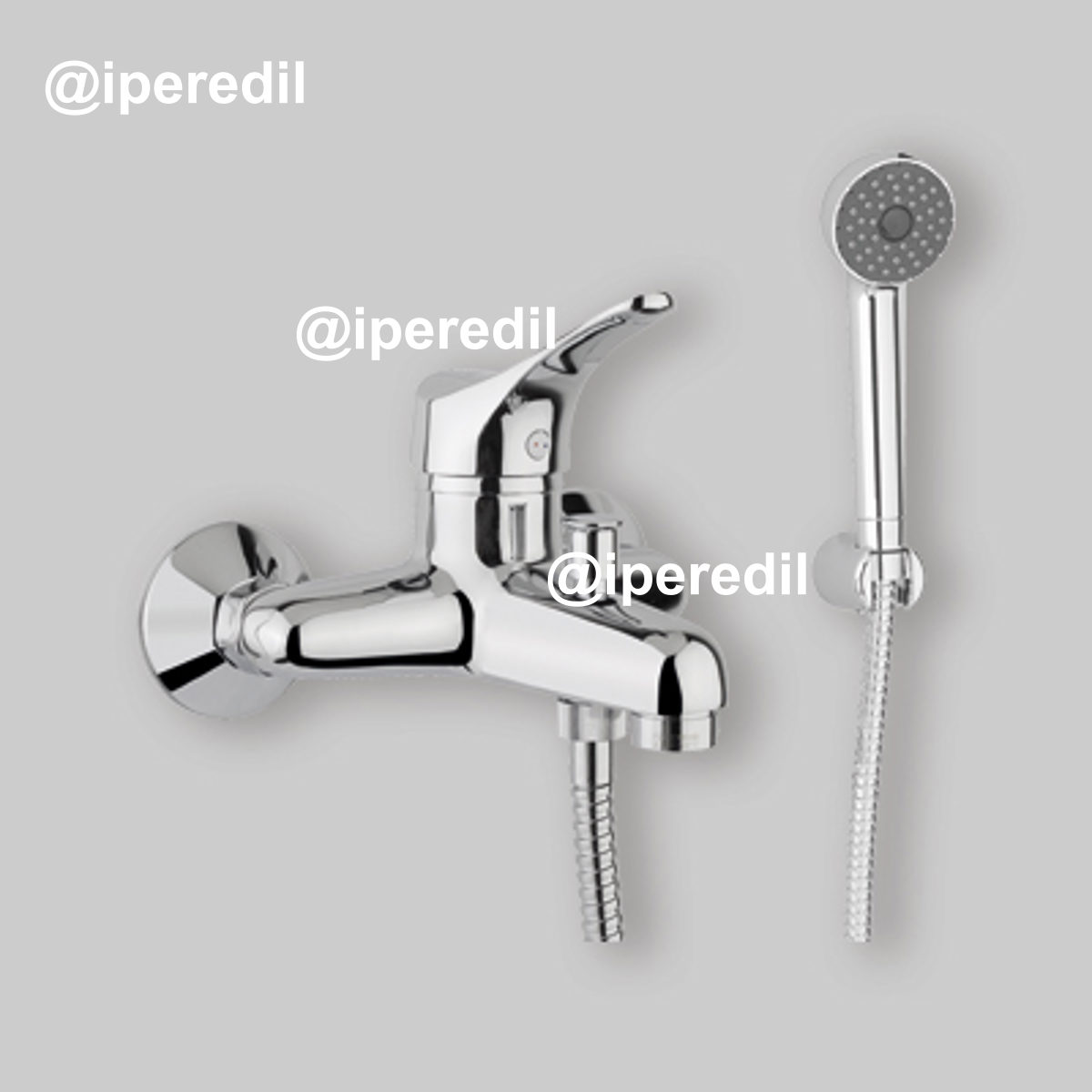 MISCELATORE VASCA ESTERNO KAPPA Cromo + Set Doccia