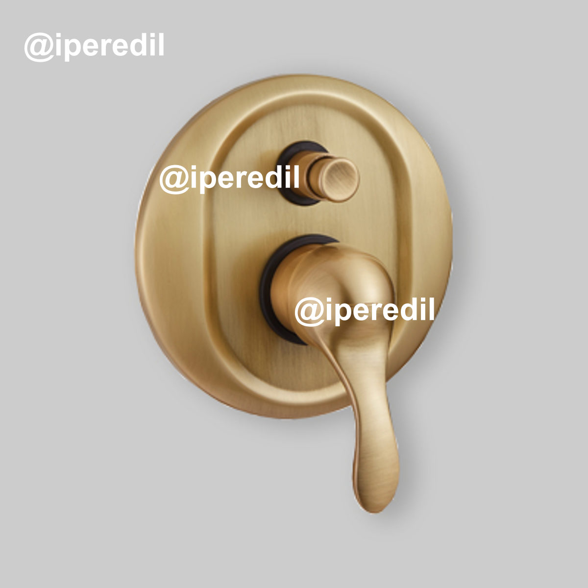 MISCELATORE DOCCIA INCASSO CON DEVIATORE ARCANA BRONZO -