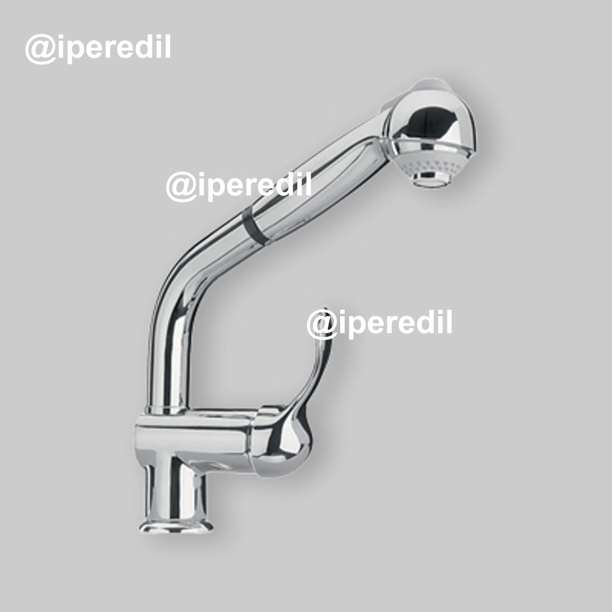 MISCELATORE LAVELLO ARCANA CON DOCCIA ESTRAIBILE Cromo