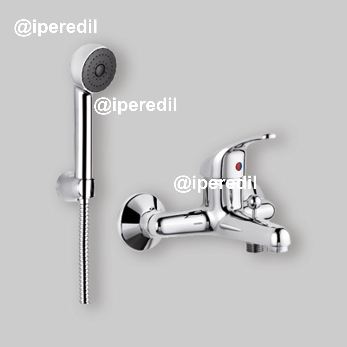 MISCELATORE VASCA ESTERNO VENEZIA Cromo + Set Doccetta