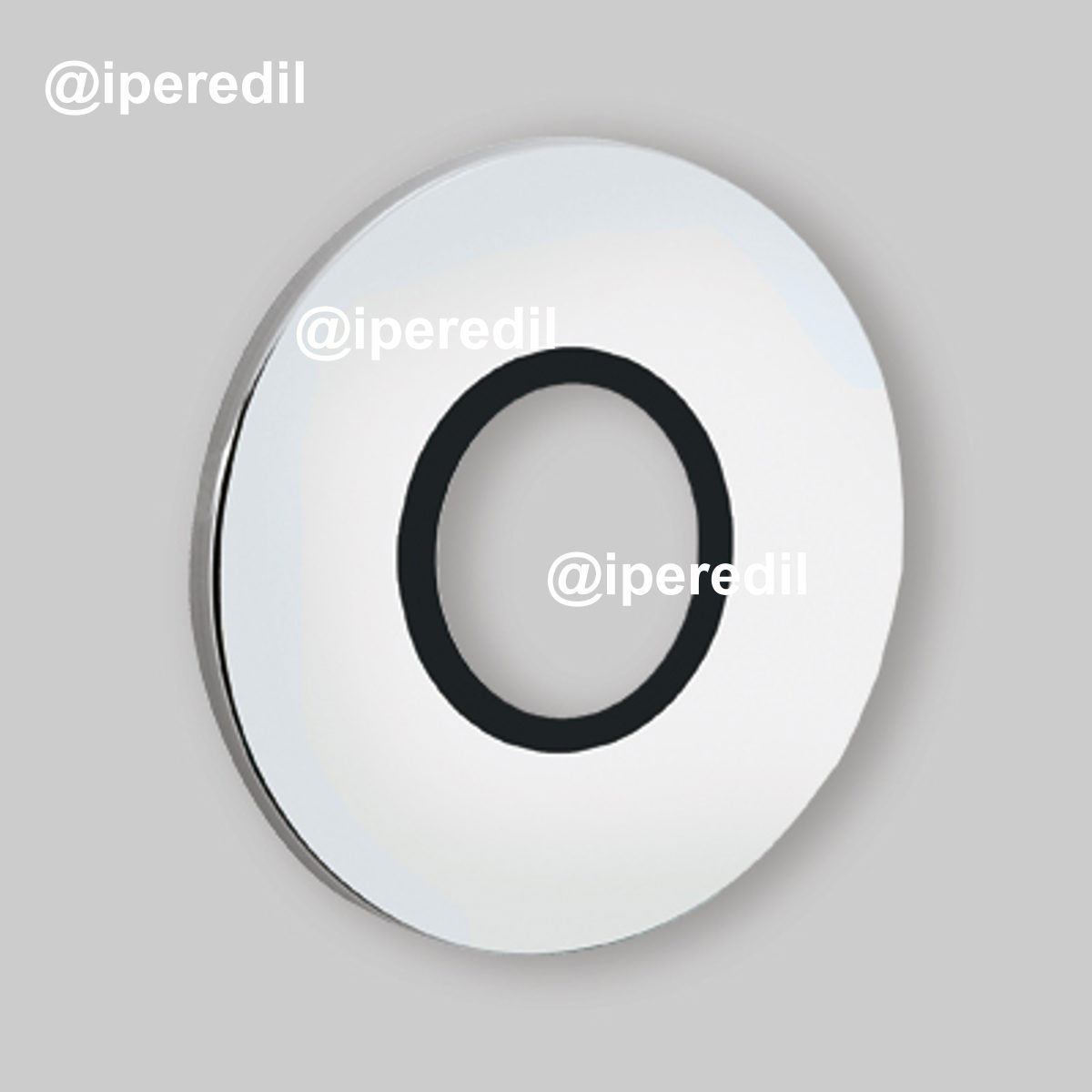 PIASTRA PER MISCELATORE INCASSO DOCCIA VENEZIA CROMO Øest.11,5 x Øint. 4,5 cm