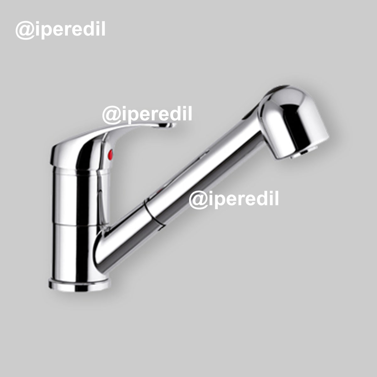 MISCELATORE LAVELLO ROMA CON DOCCIA ESTRAIBILE Cromo