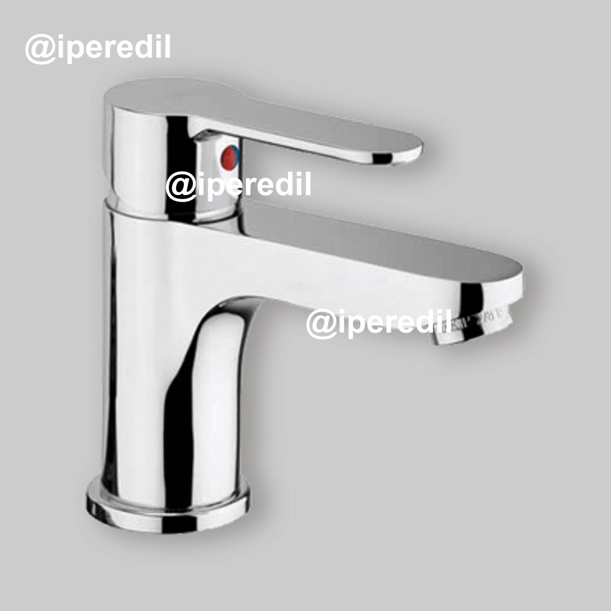 MISCELATORE LAVABO "BLU" Cromo + Piletta 1"1/4