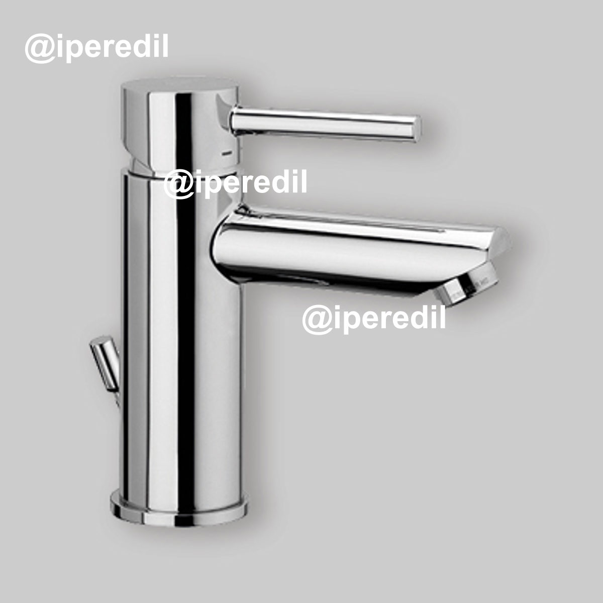 MISCELATORE LAVABO "STICK" Cromo + Piletta 1"1/4