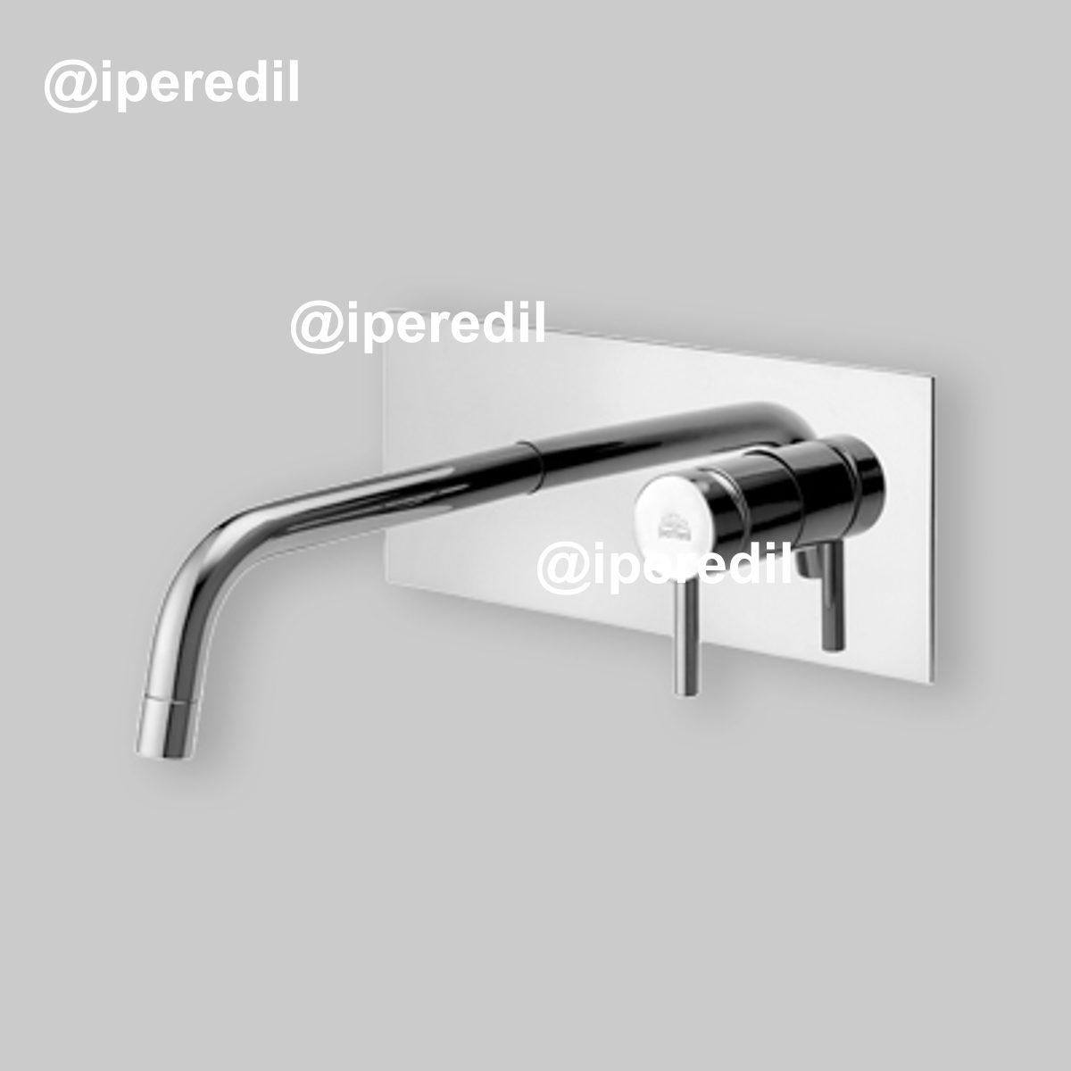 BOCCA A MURO "STICK" Solo Prolunga H. 45 mm