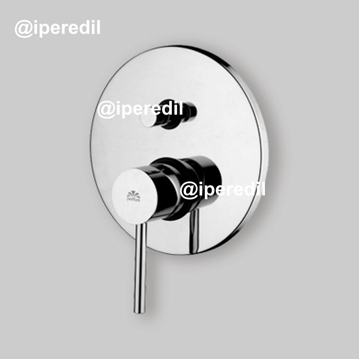 MISCELATORE INCASSO DOCCIA CON DEVIATORE "STICK" cromo