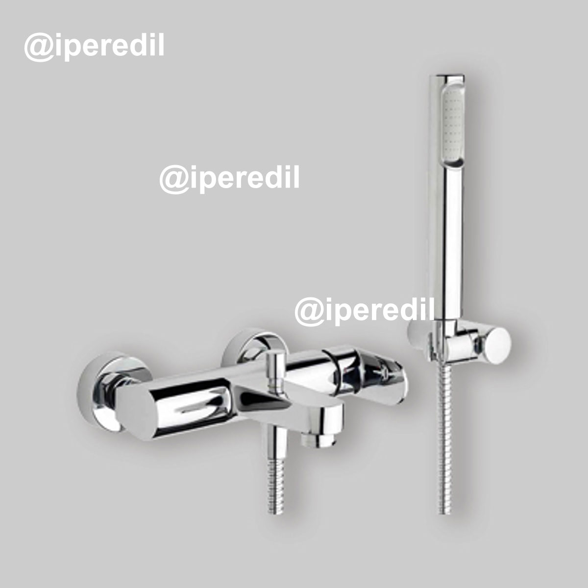 MISCELATORE ESTERNO VASCA CANDY Cromo + Set Doccetta