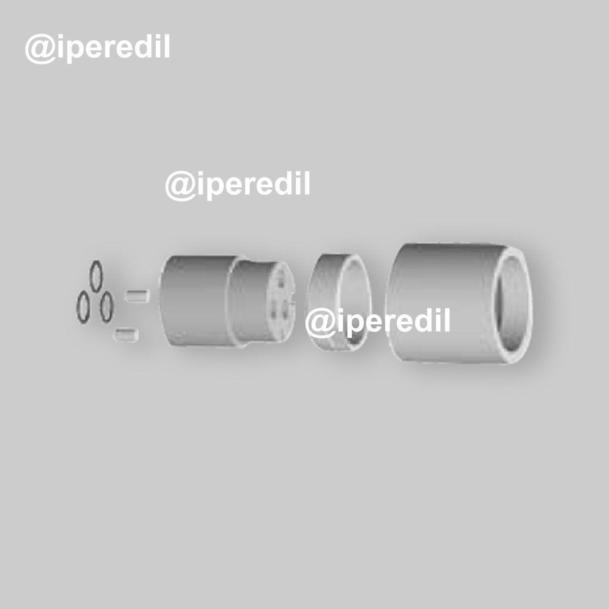 PROLUNGA PER MISCELATORE INCASSO DOCCIA H.43 mm