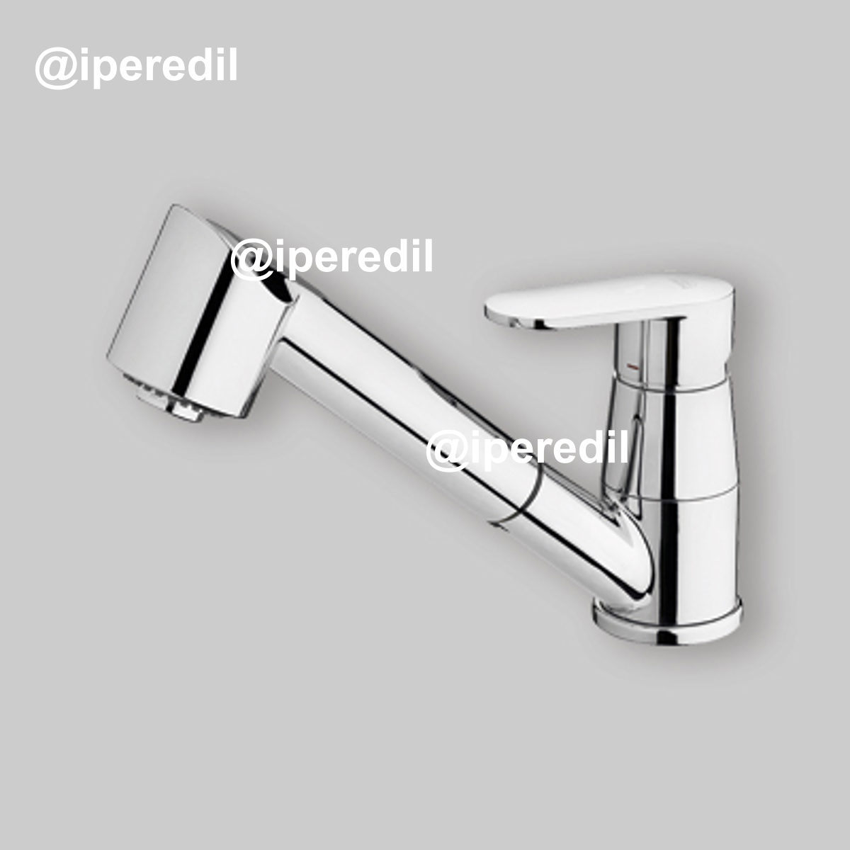 MISCELATORE LAVELLO CON DOCCETTA ESTRAIBILE "CANDY" Cromo